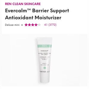 💎 REN CLEAN SKINCARE EVERCALM BARRIER SUPPORT ANTIOXIDANT MOISTURIZER
